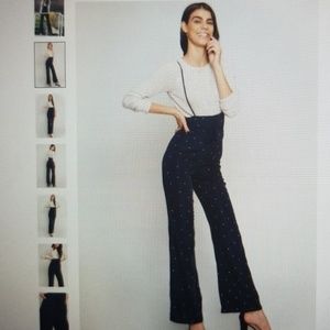 High waist overalls new with tags